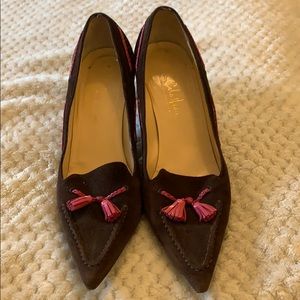 Cole Han Brown Suede heels